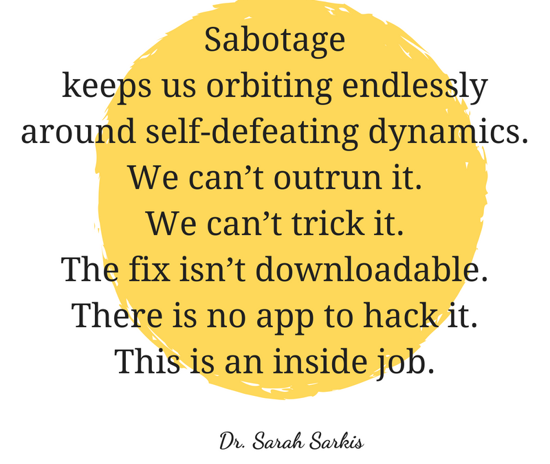 Dr Sarah Sarkis meme_Sabotage