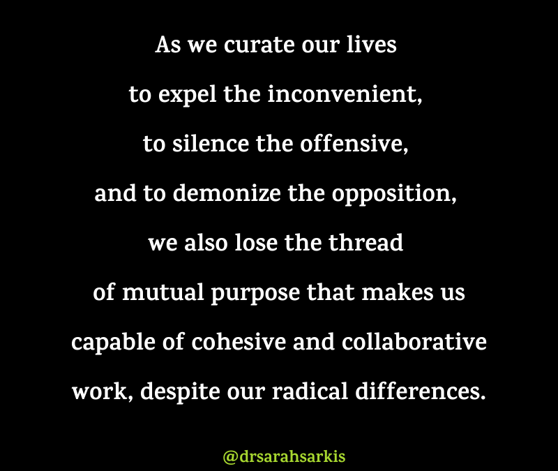 Quote_DR SARAH SARKIS_ Curate our Lives